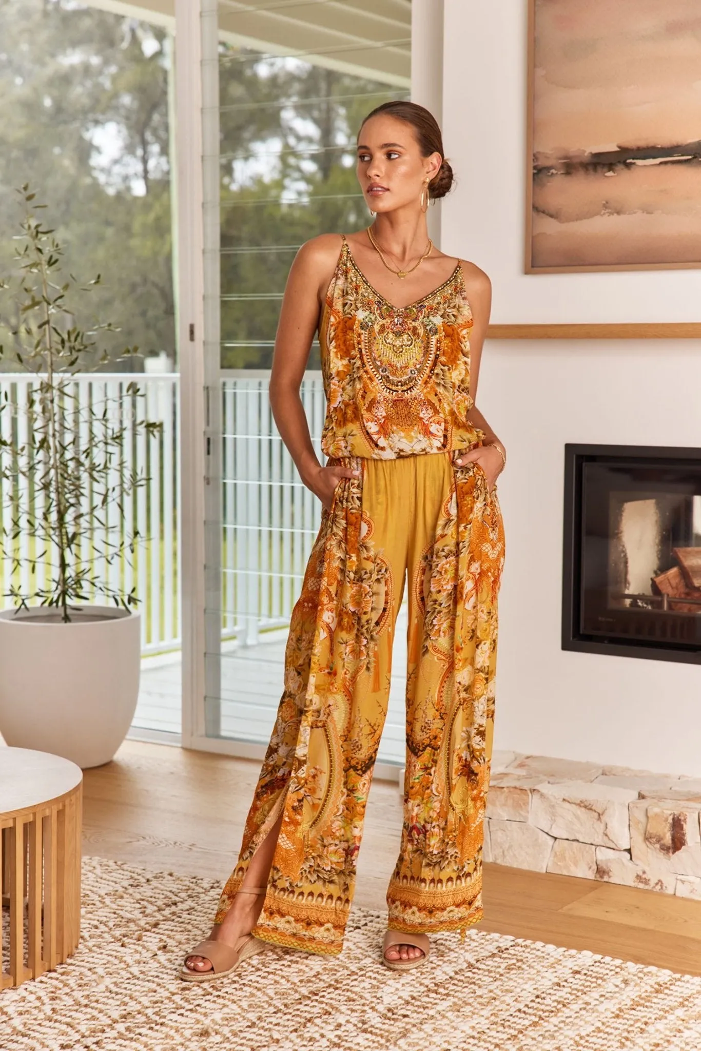 YOU ARE MY SUNSHINE JUMPSUIT sold by Czarina