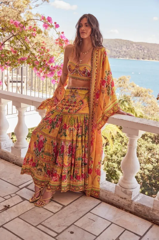 ENDLESS SUMMER  MAXI SKIRT W SIDE SLIT sold by Czarina