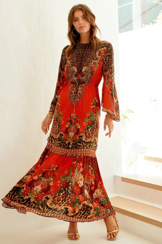 LEOPARDESS COCKTAIL MAXI DRESS sold by Czarina