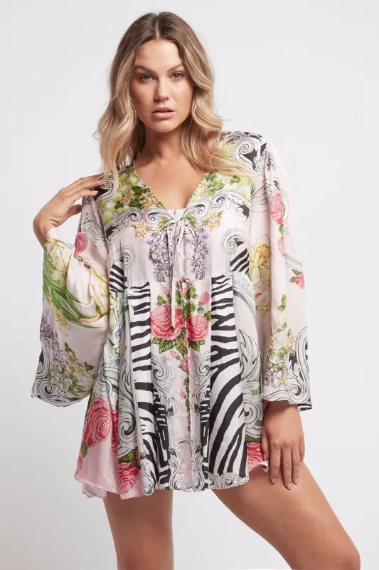 A LADY IN PINK SHORT ROBE sold by Czarina