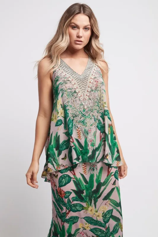 FRIENDS FOREVER V-NECK TANK TOP sold by Czarina