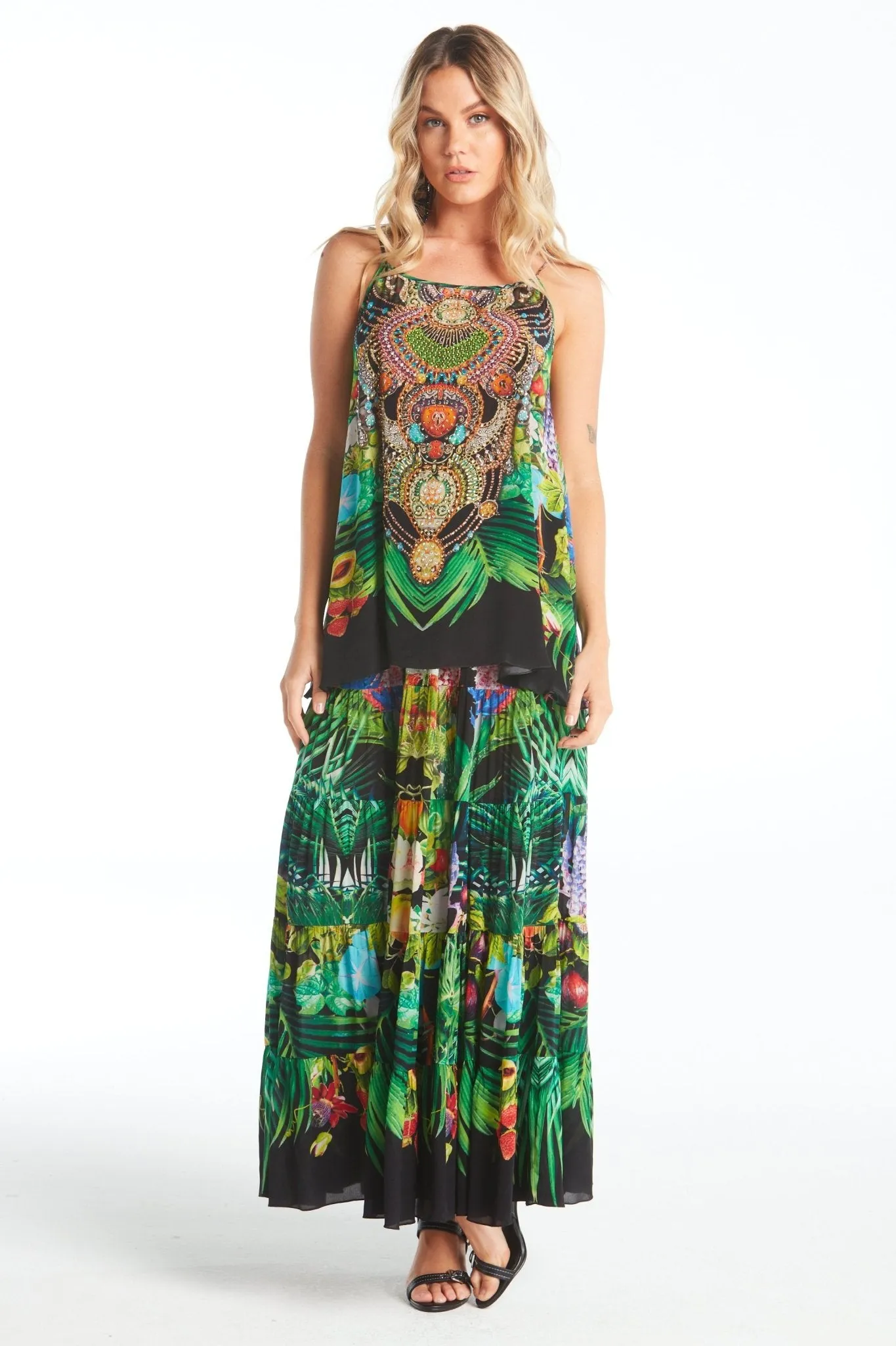 Tropical Love Maxi Skirt sold by Czarina product image thumbnail 2