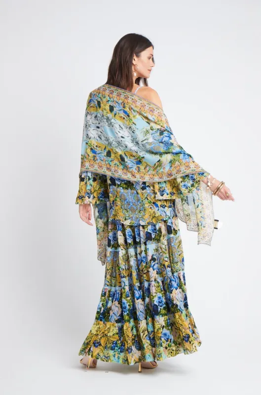 SUMMER BLUES SCARF made by Czarina