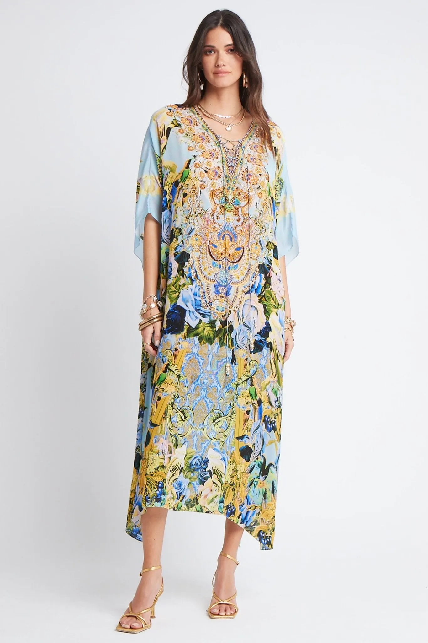 SUMMER BLUES MEDIUM KAFTAN sold by Czarina product image thumbnail 4