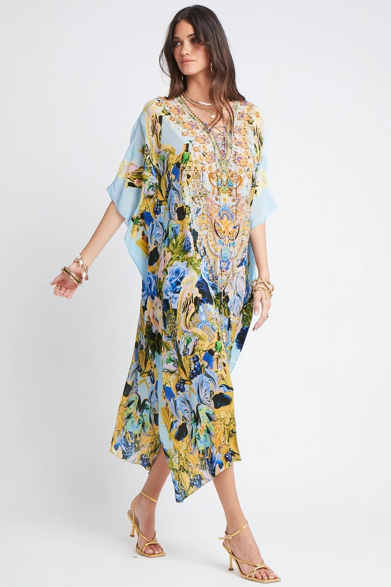 SUMMER BLUES MEDIUM KAFTAN sold by Czarina product image thumbnail 3