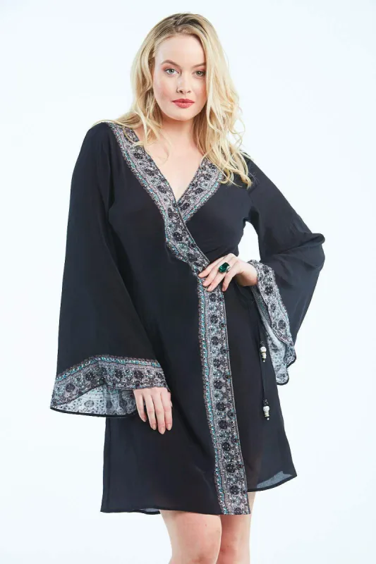 Alice Short Wrap Dress sold by Czarina