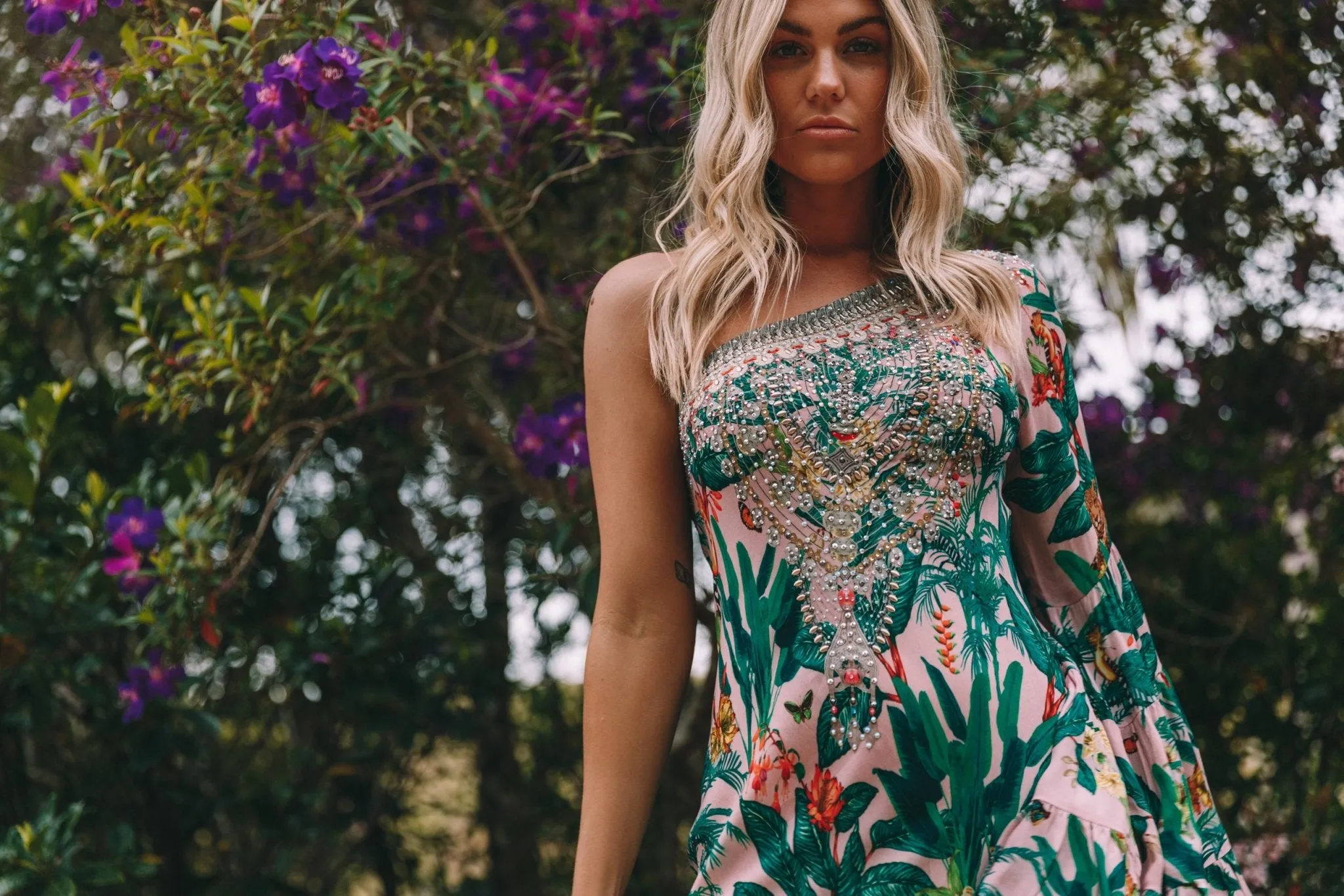 FRIENDS FOREVER ONE SHOULDER DRESS sold by Czarina product image thumbnail 5