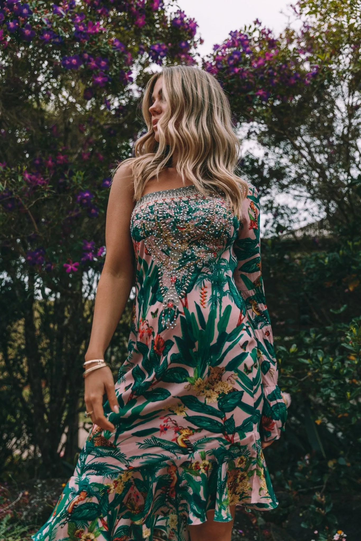 FRIENDS FOREVER ONE SHOULDER DRESS sold by Czarina product image thumbnail 2