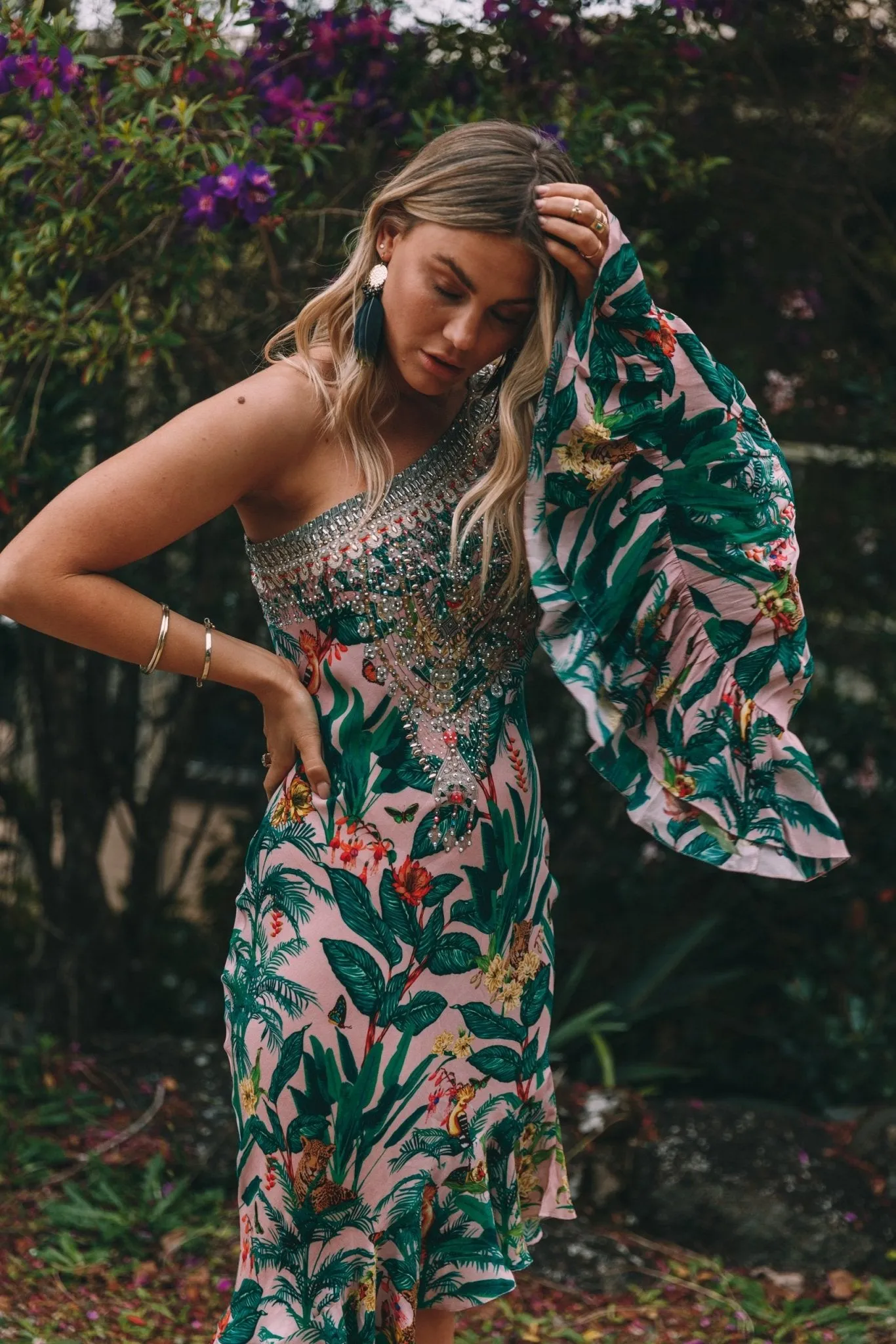 FRIENDS FOREVER ONE SHOULDER DRESS sold by Czarina product image thumbnail 4