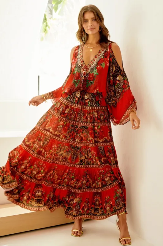 LEOPARDESS MAXI SKIRT sold by Czarina