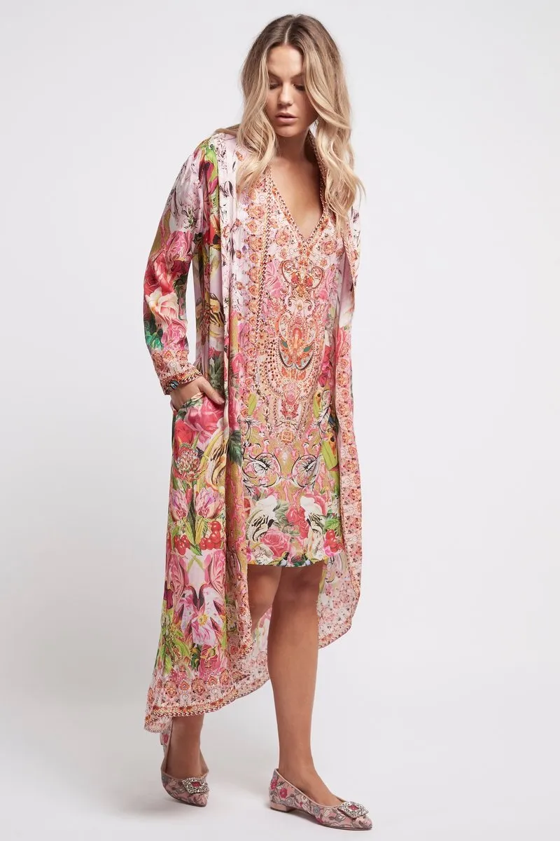 Every Flower Blossoms V-Neck Short Dress sold by Czarina product image thumbnail 5