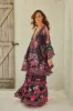 Romantic Flowers Maxi Skirt sold by Czarina