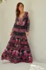 Romantic Flowers Maxi Skirt sold by Czarina