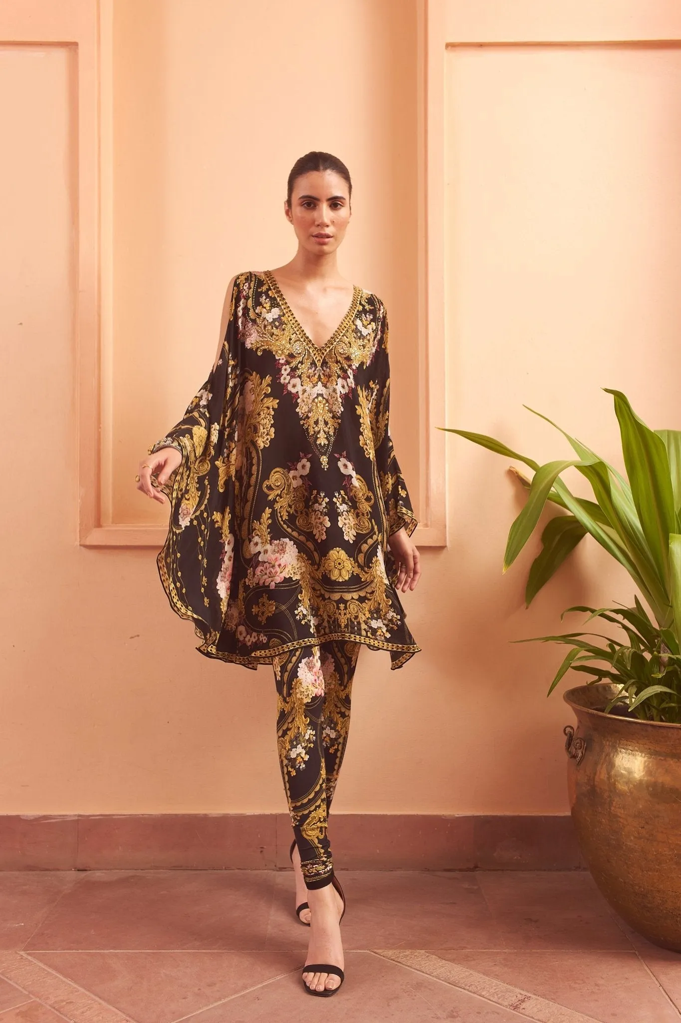 GOLDEN GIRL KAFTAN DRESS sold by Czarina product image thumbnail 4