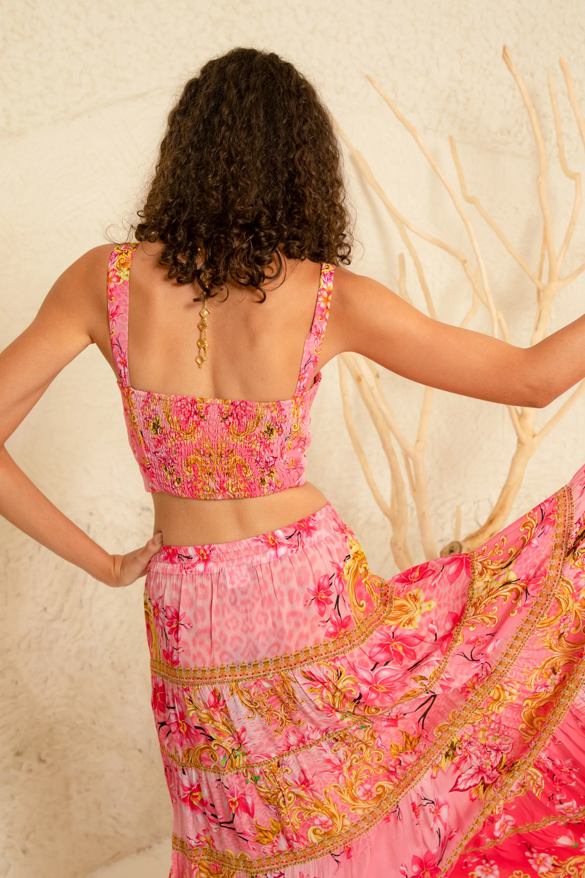 Pink Candy Bustier Top sold by Czarina product image thumbnail 5