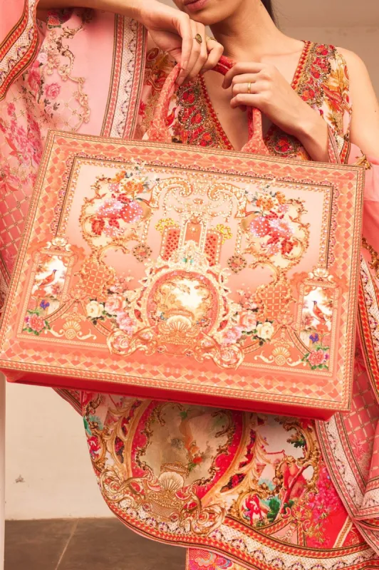 PINK CASTLE TOTE BAG sold by Czarina