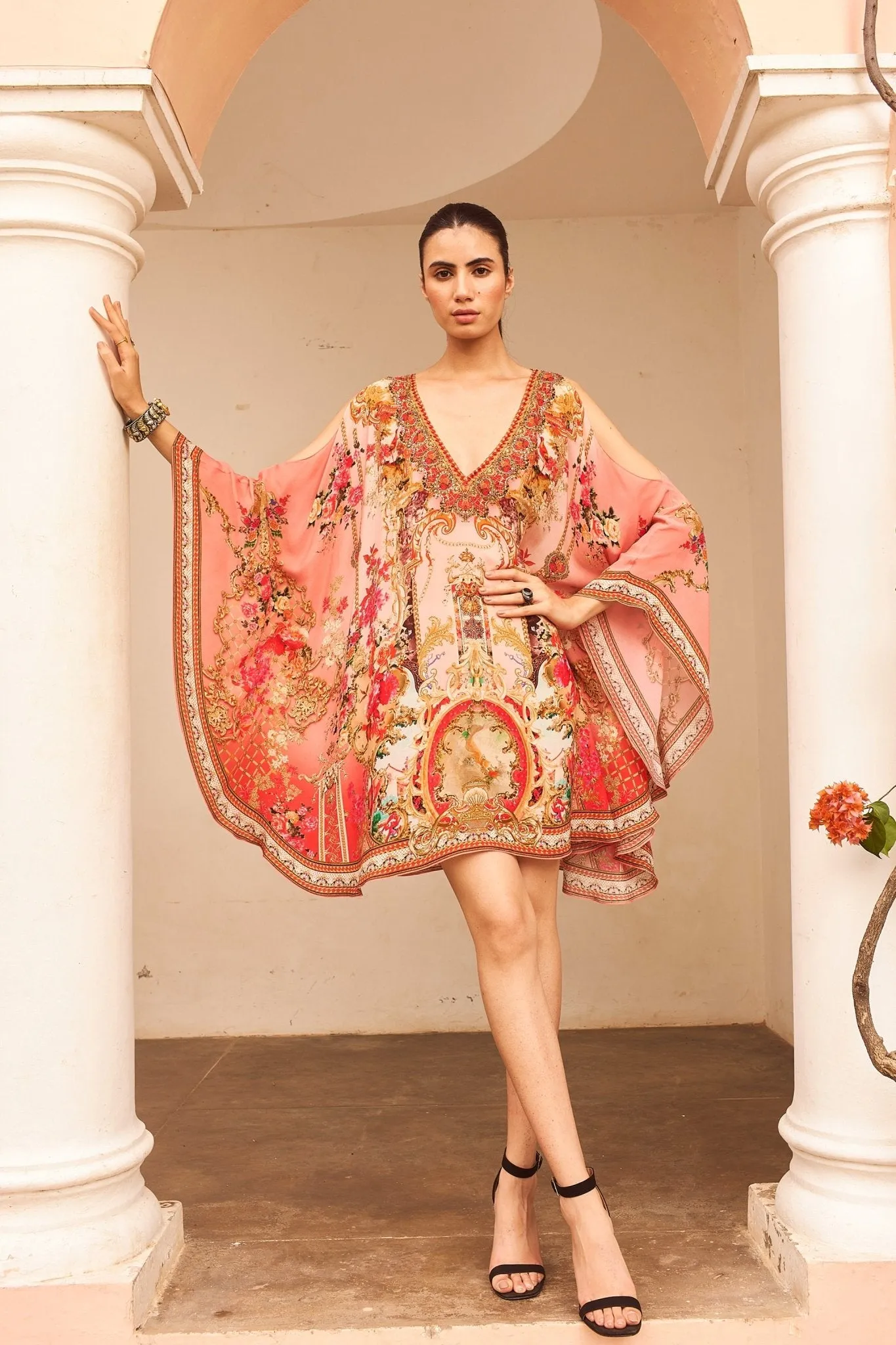 PINK CASTLE KAFTAN DRESS sold by Czarina product image thumbnail 2