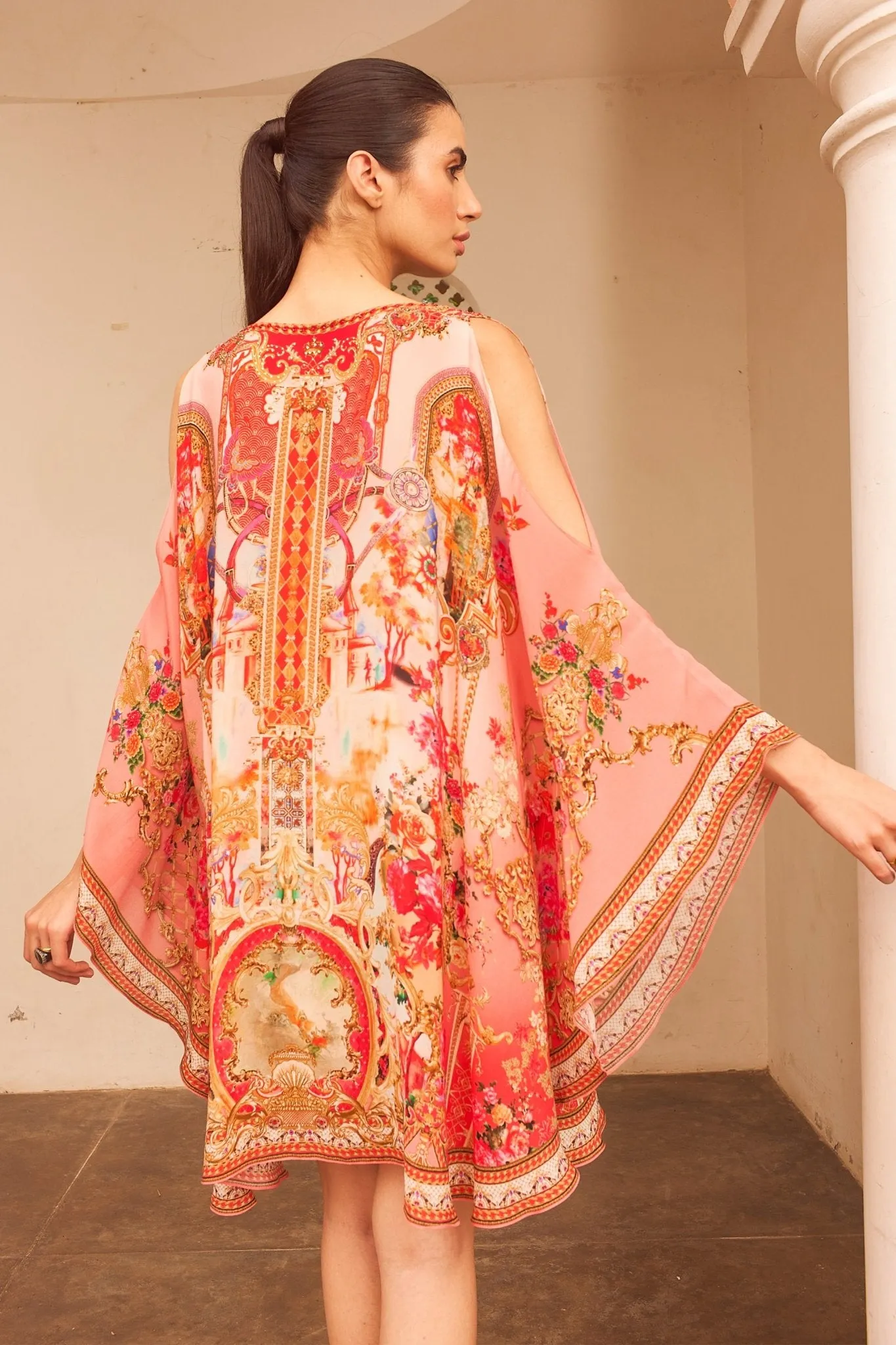 PINK CASTLE KAFTAN DRESS sold by Czarina product image thumbnail 3