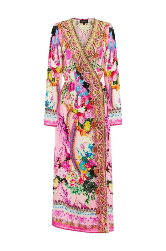 MORE THAN FRIENDS WRAP DRESS sold by Czarina