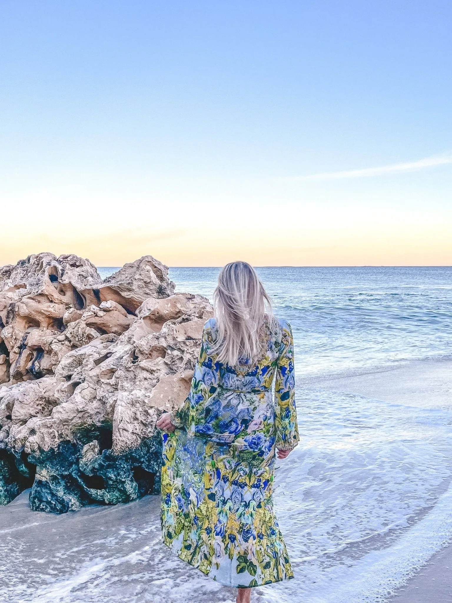 SUMMER BLUES WRAP DRESS sold by Czarina product image thumbnail 3