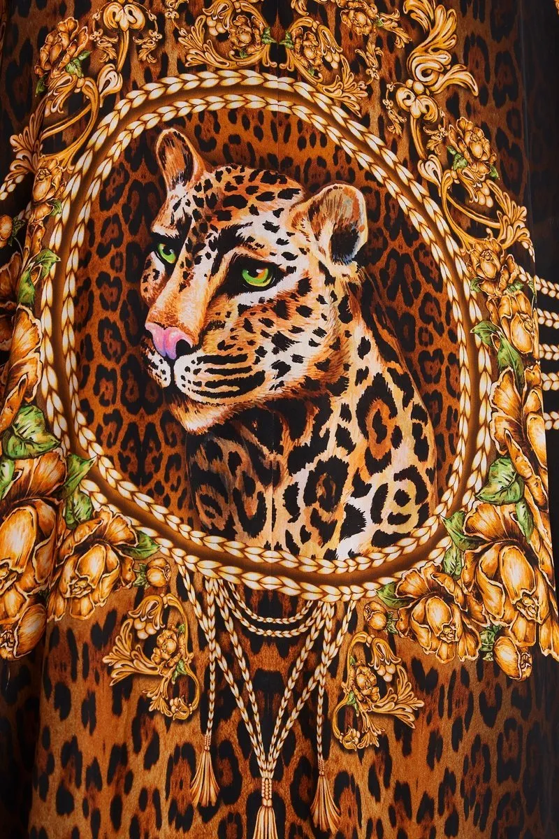 GOLDEN LADY ROUND NECK LONG KAFTAN sold by Czarina product image thumbnail 5