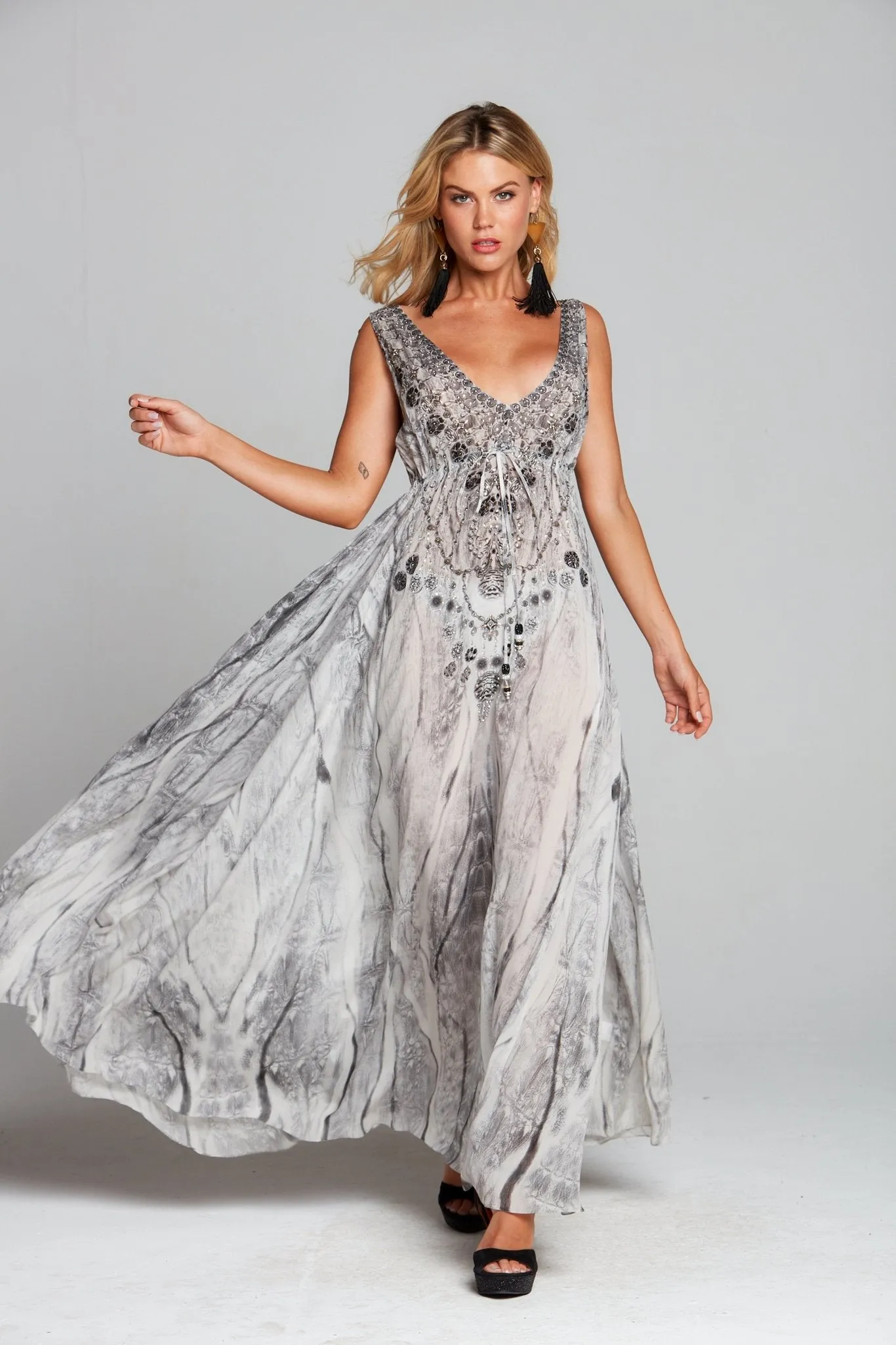 Poisonous Love Maxi Dress sold by Czarina