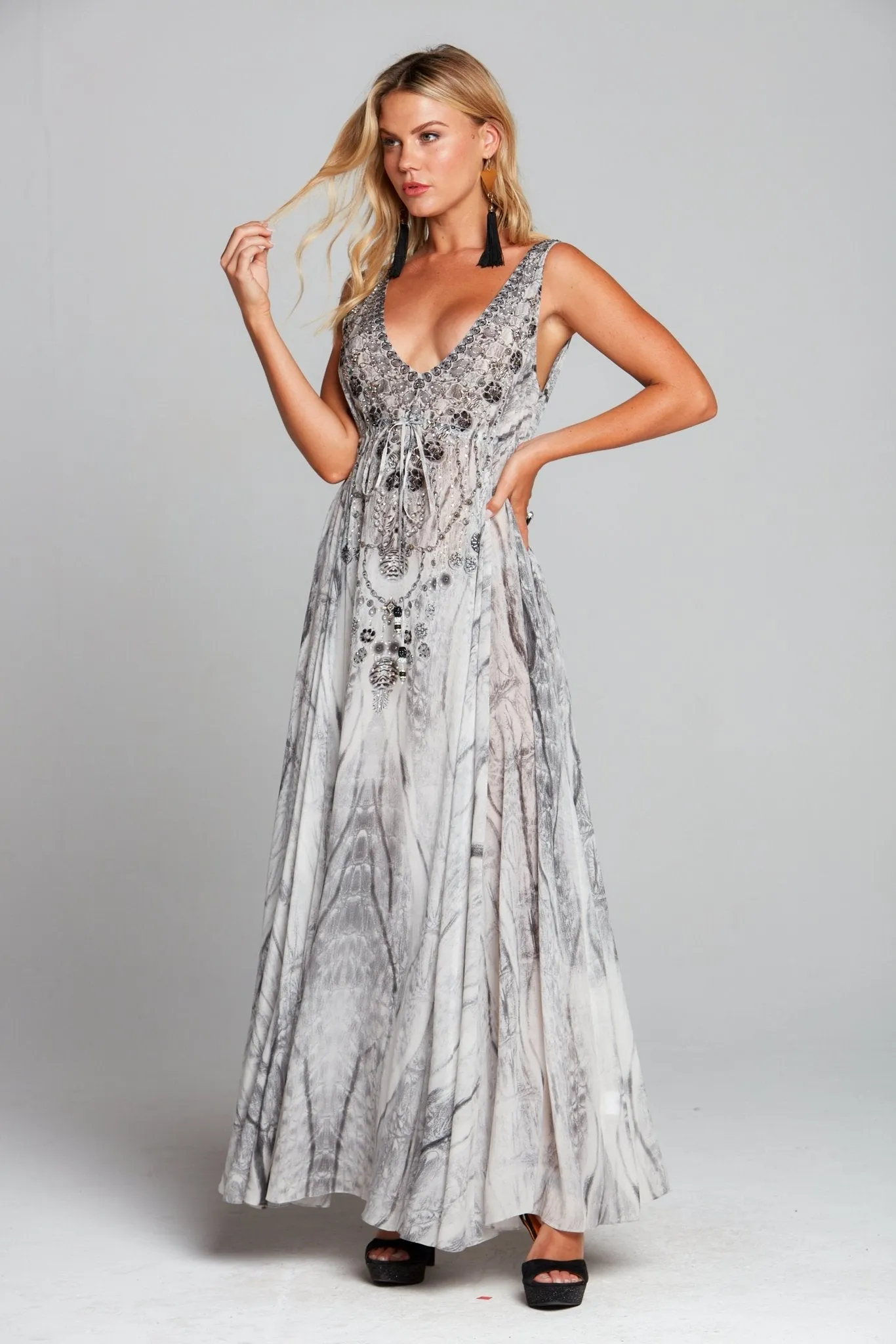 Poisonous Love Maxi Dress sold by Czarina product image thumbnail 2