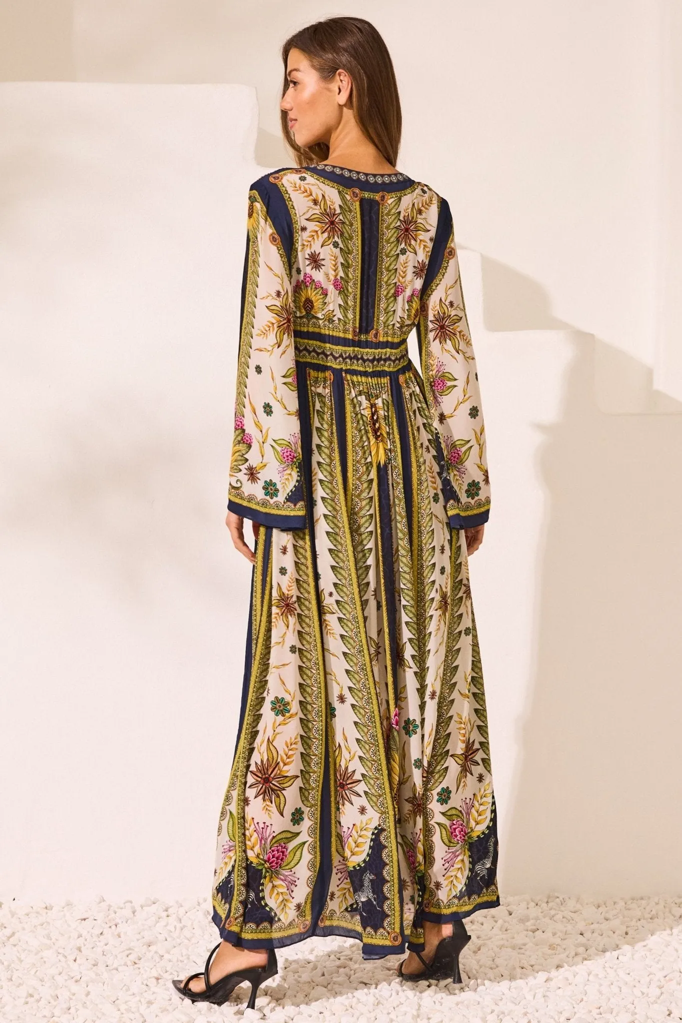 Princess Of Savannah Maxi w Flare Sleeves sold by Czarina product image thumbnail 5