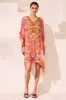 Summer in Pink Short Kaftan sold by Czarina