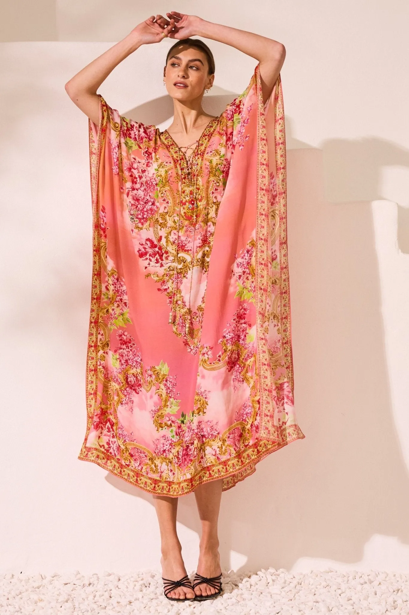 Summer In Pink Medium Kaftan sold by Czarina product image thumbnail 4