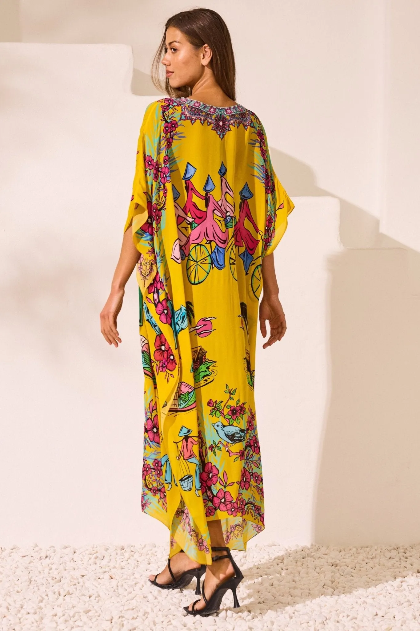 Saigon Sunsets Medium Kaftan sold by Czarina product image thumbnail 2