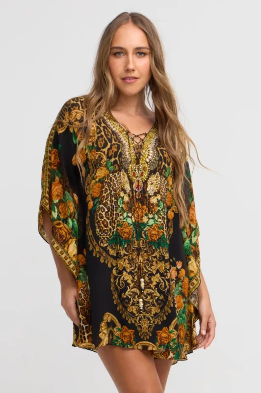 Black Leopardess Butterfly Top sold by Czarina