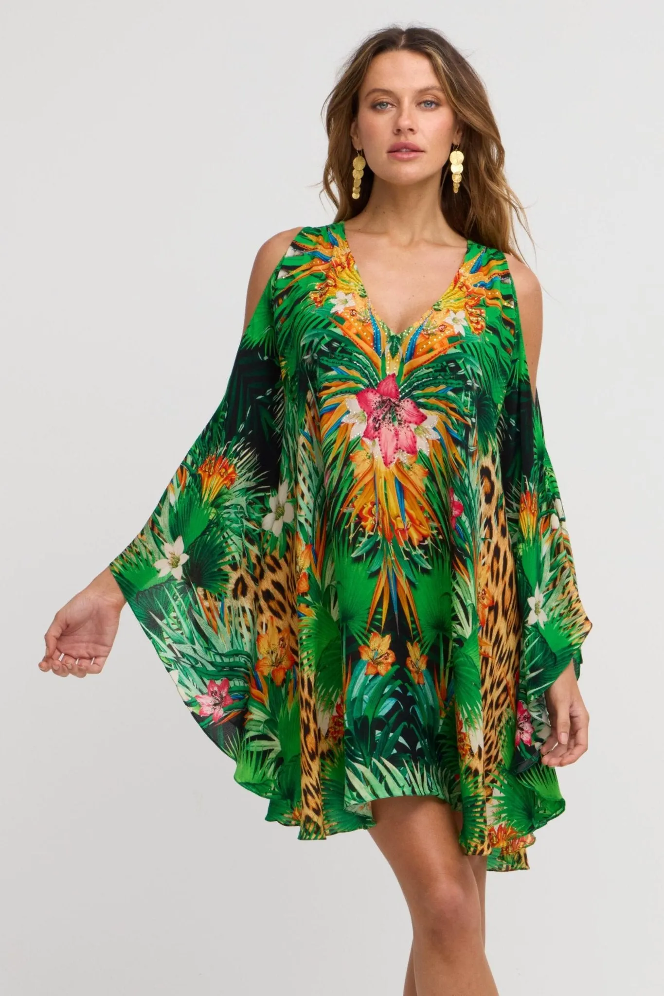 Tropical Temptation Kaftan Dress sold by Czarina product image thumbnail 2