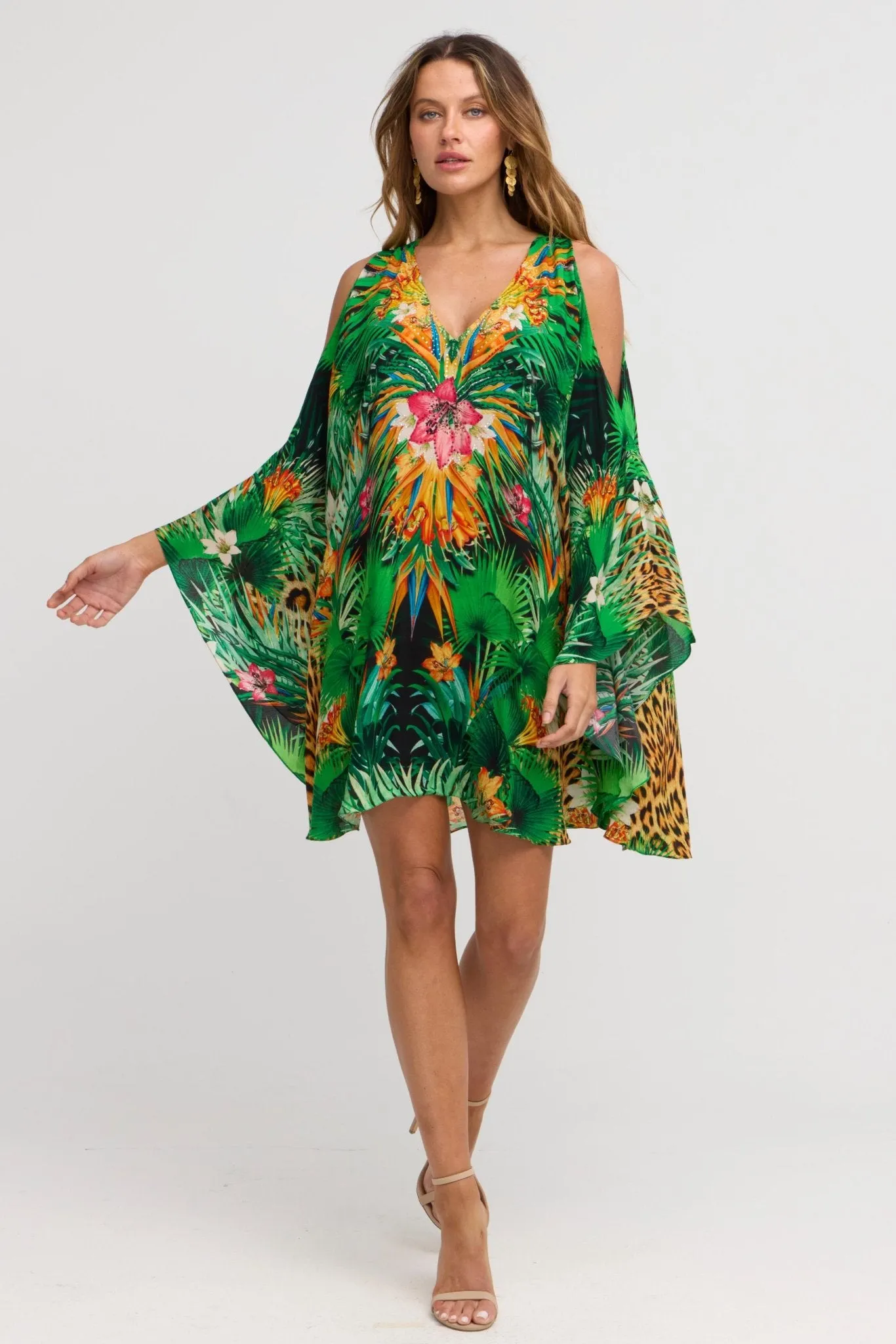 Tropical Temptation Kaftan Dress sold by Czarina product image thumbnail 5