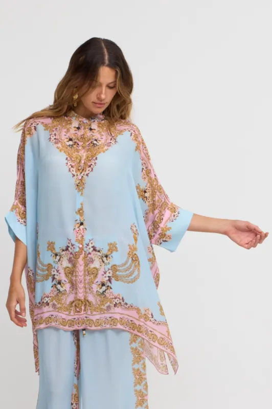 Dusk Till Dawn Kaftan Top w Sleeves sold by Czarina