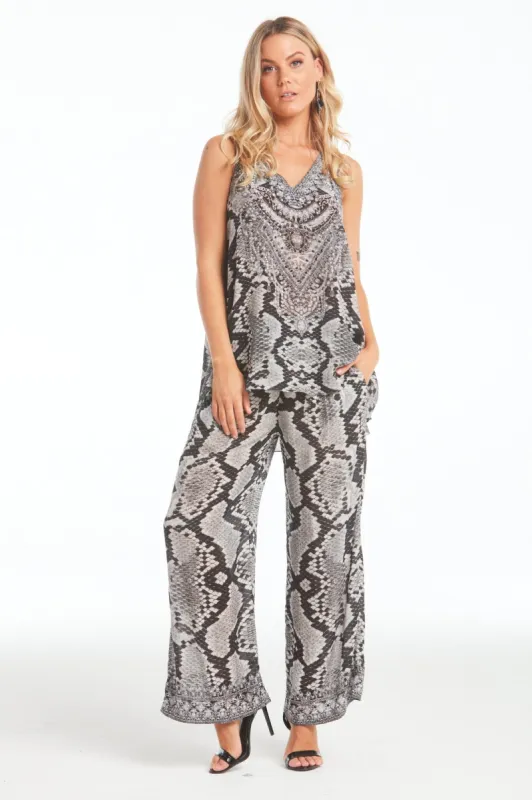 Desert Snake Palazzo Pants sold by Czarina
