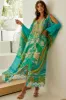 Isle Of Dreams 100% Silk Big Width Kaftan sold by Czarina