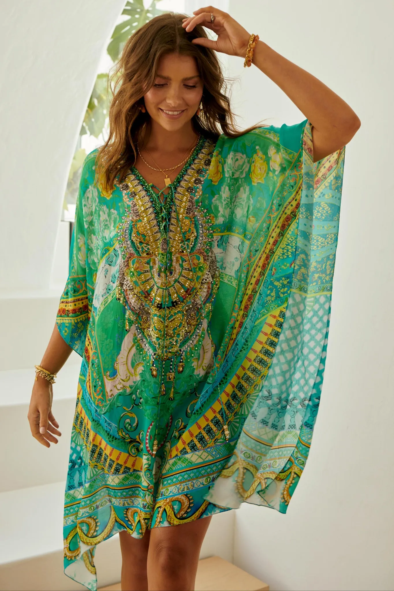 Isle Of Dreams Short Kaftan sold by Czarina product image thumbnail 2