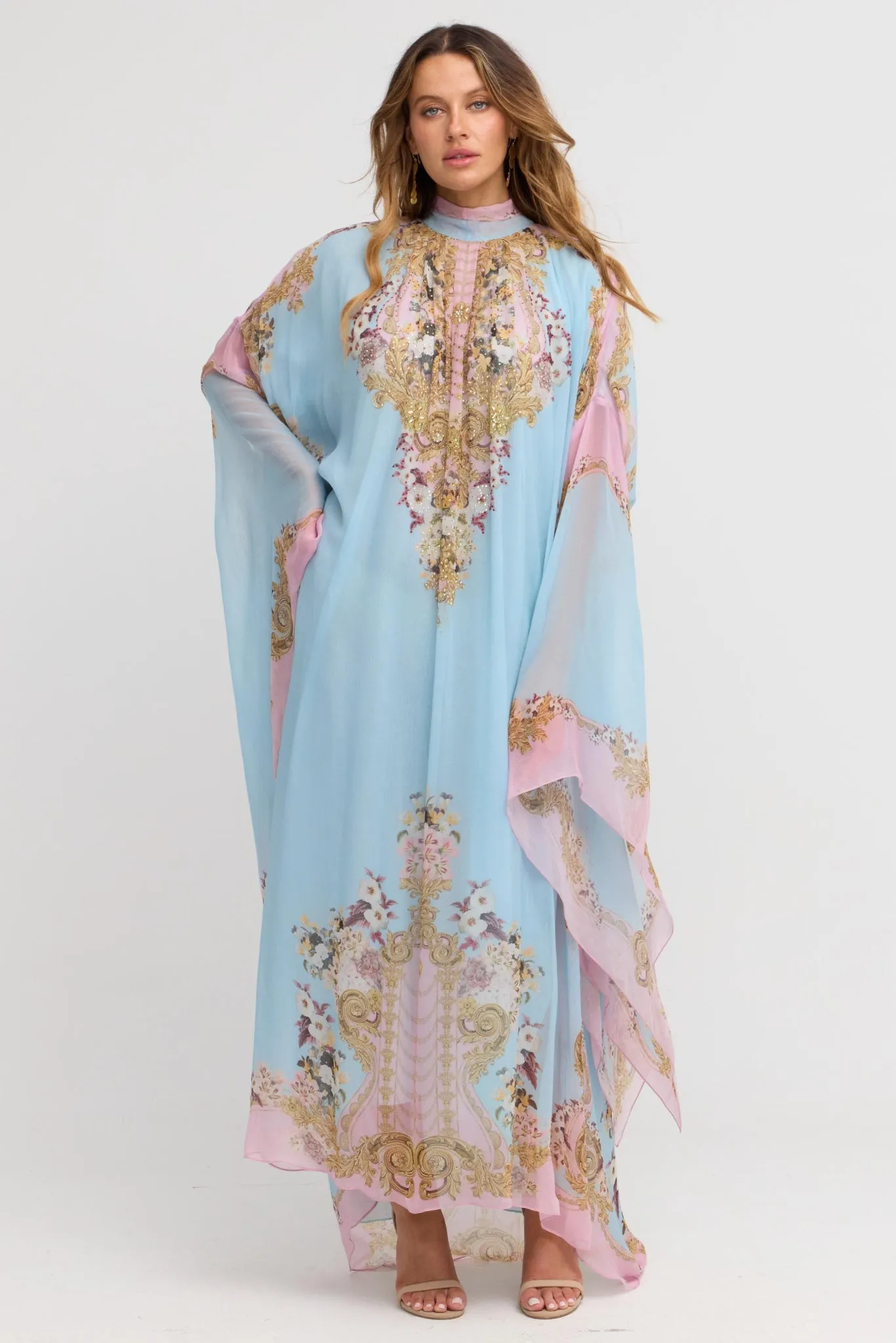 Dusk Till Dawn High-neck Maxi Kaftan sold by Czarina product image thumbnail 2