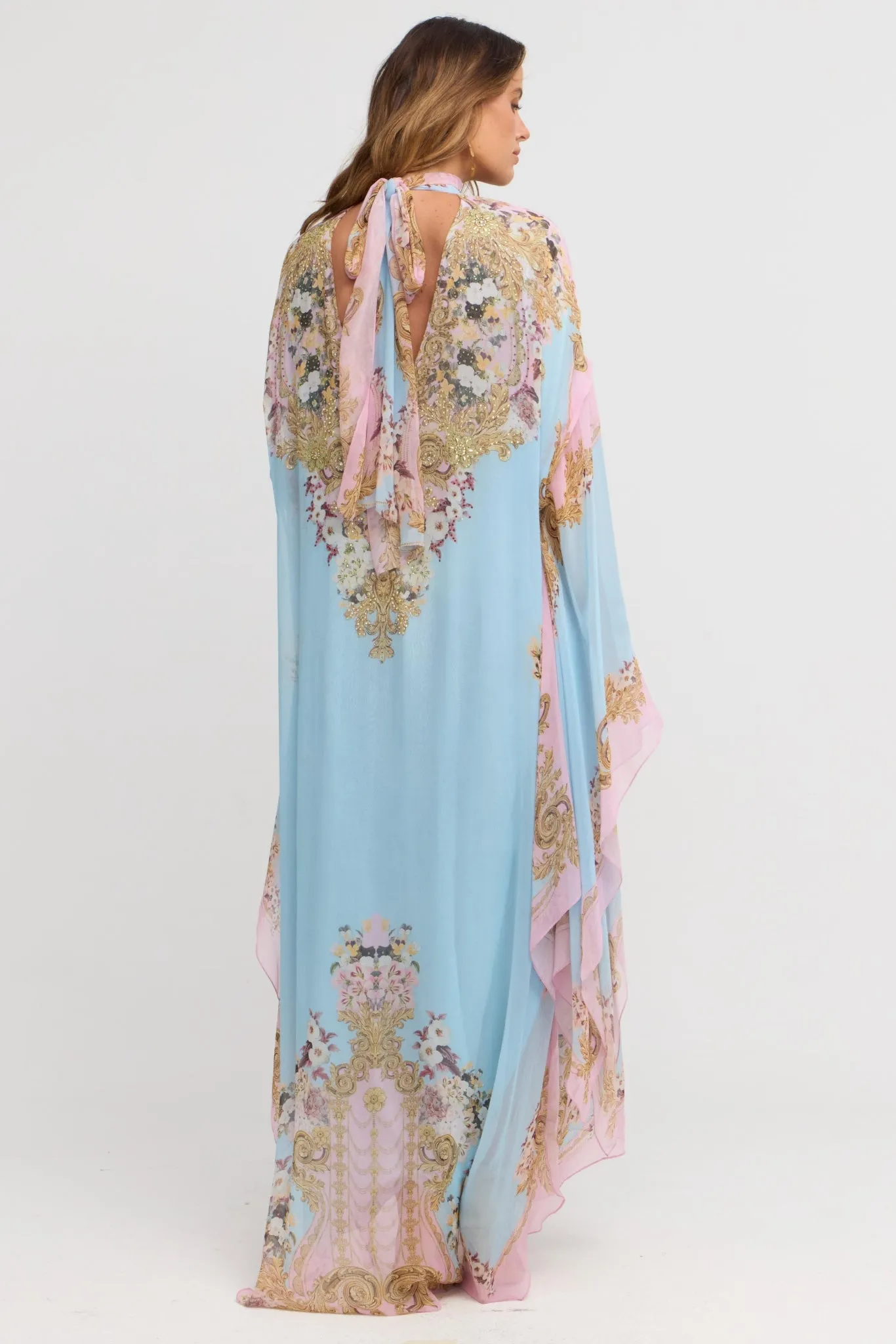 Dusk Till Dawn High-neck Maxi Kaftan sold by Czarina product image thumbnail 4
