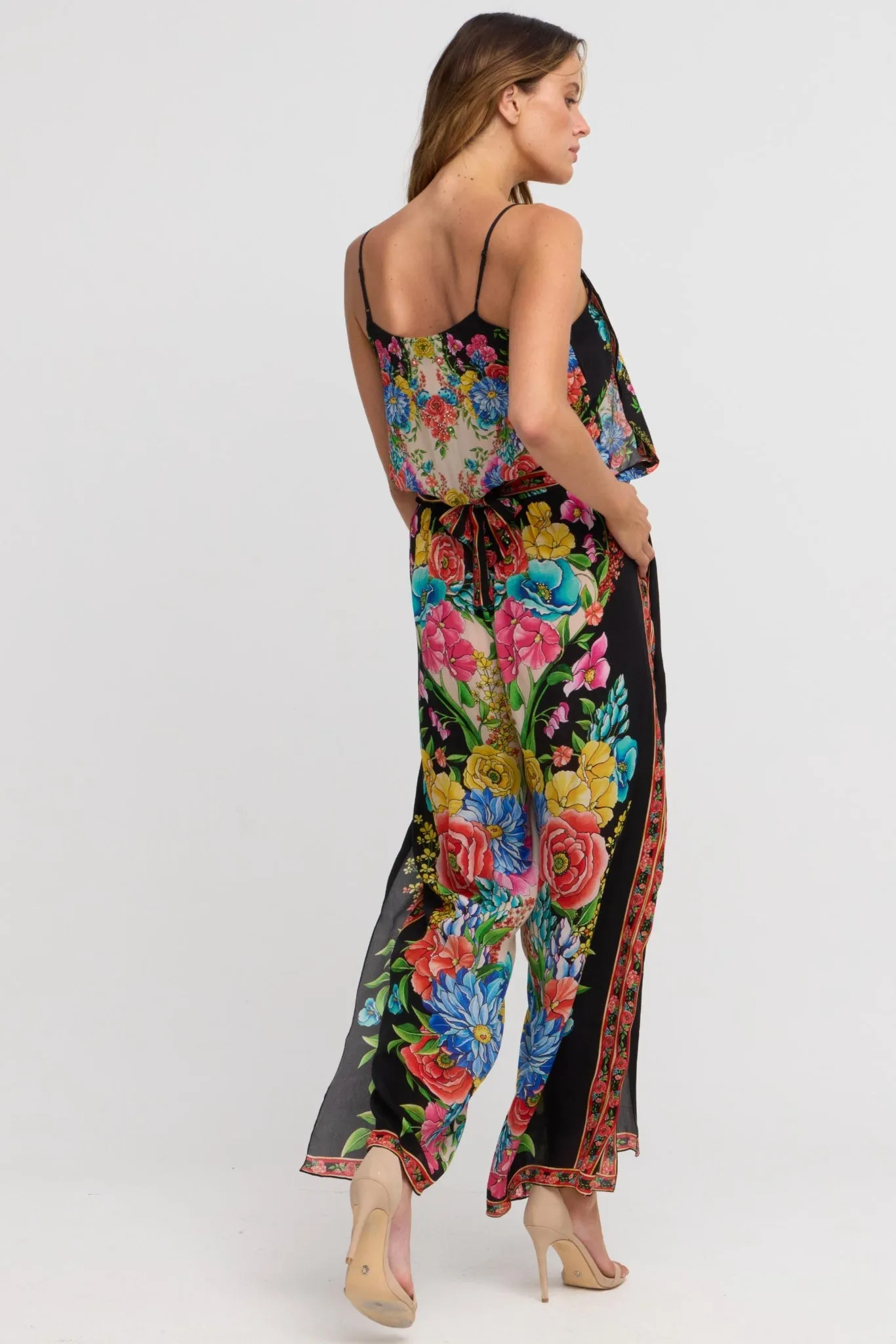 Spanish Flowers Jumpsuit sold by Czarina product image thumbnail 5