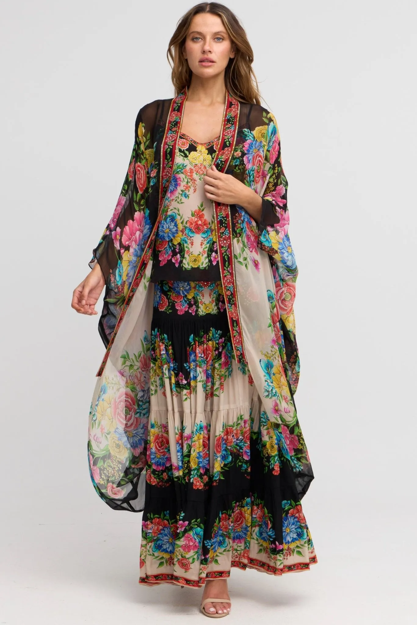 Spanish Flowers Medium Cape sold by Czarina product image thumbnail 2