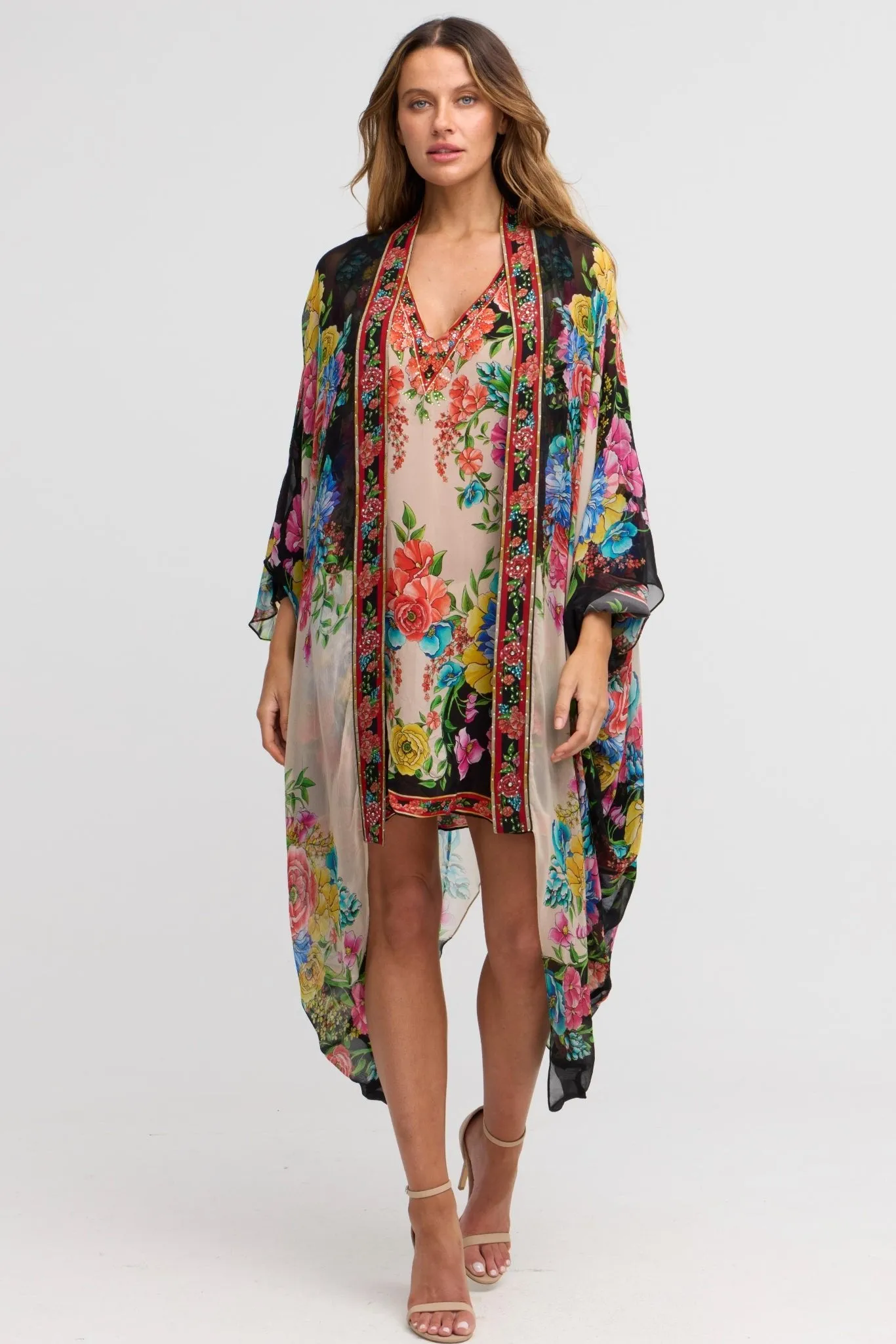 Spanish Flowers Medium Cape sold by Czarina product image thumbnail 3