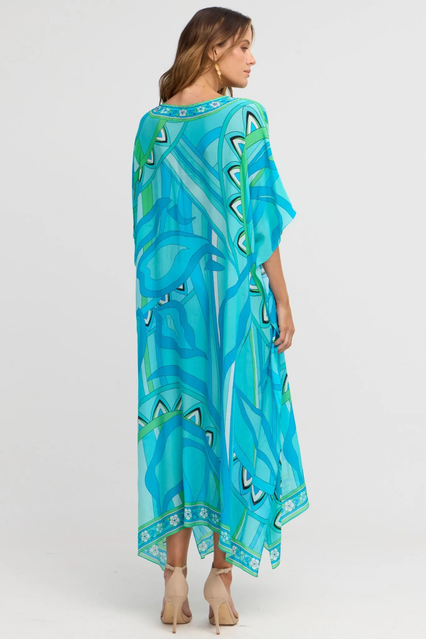 Oceanic Blues Medium Kaftan sold by Czarina product image thumbnail 4