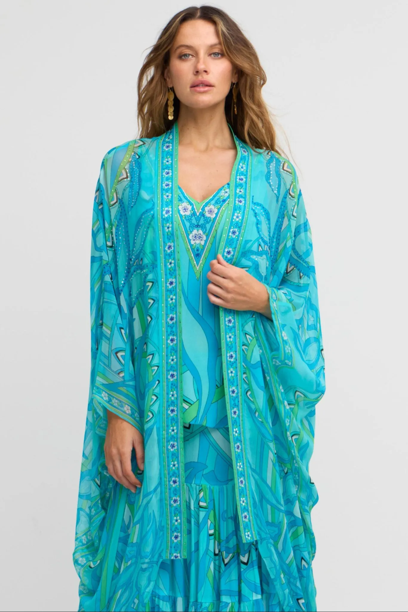 Oceanic Blues Medium Cape sold by Czarina product image thumbnail 2