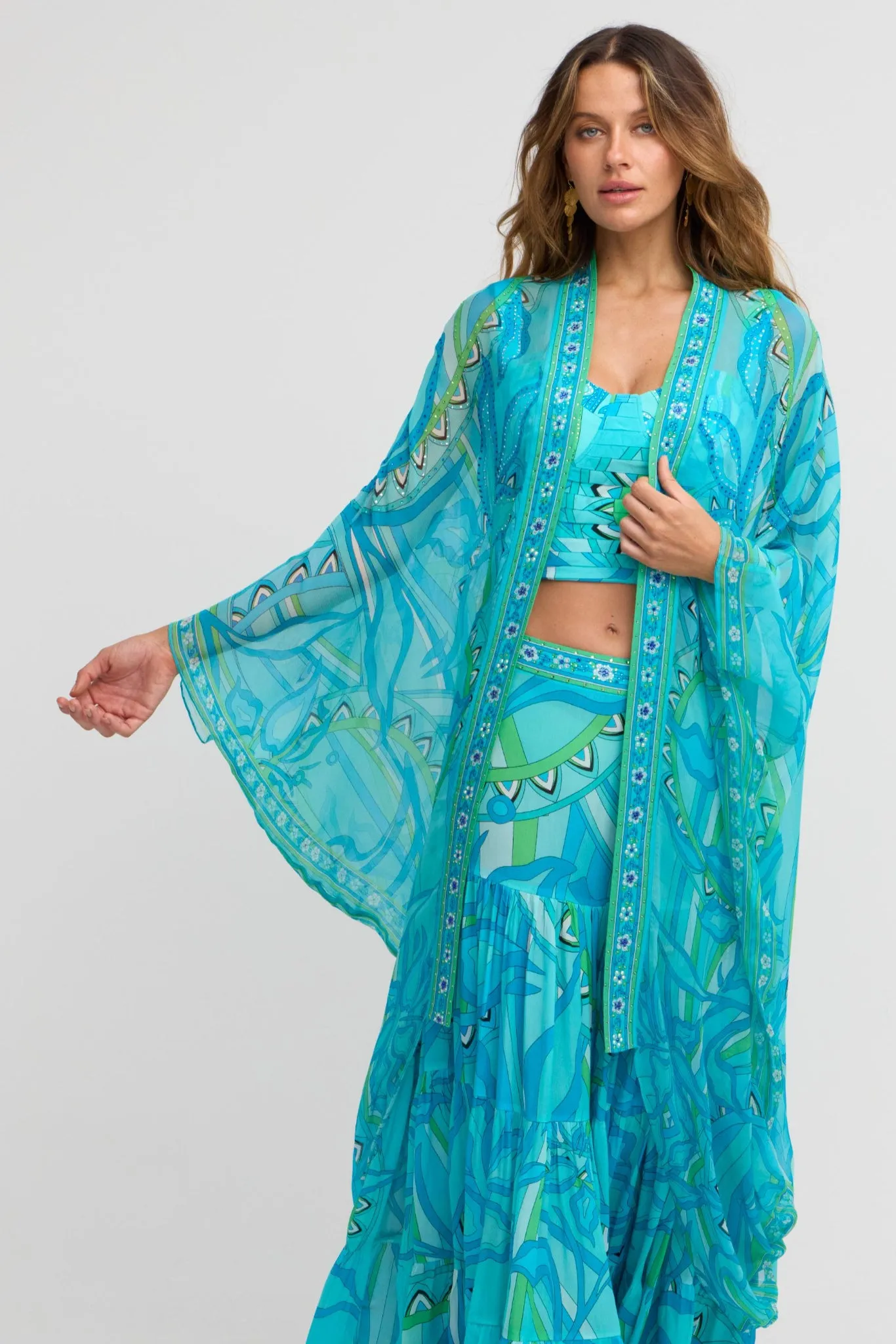 Oceanic Blues Medium Cape sold by Czarina product image thumbnail 3