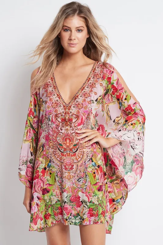 Every Flower Blossoms Kaftan Dress sold by Czarina