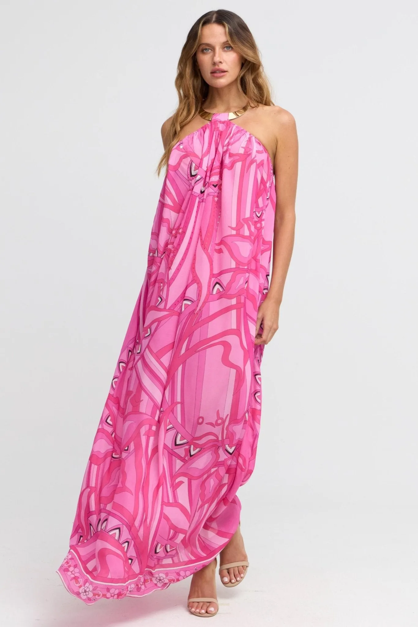 Pink Passion Halter neck Dress sold by Czarina