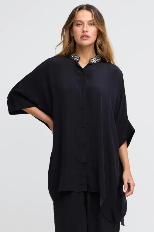 Gracie Kaftan Top w Sleeves sold by Czarina
