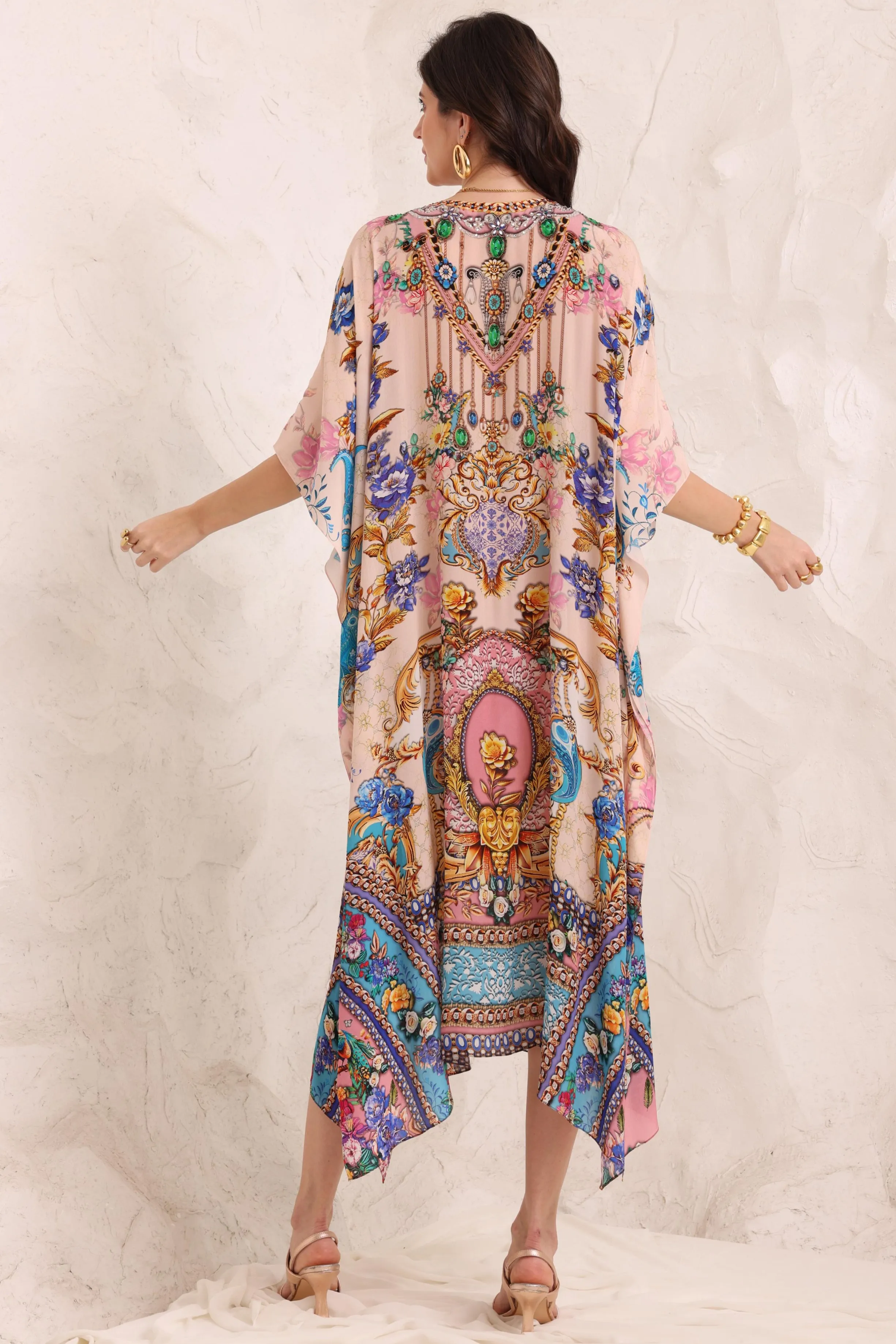 Peacock Dreams Medium Kaftan sold by Czarina product image thumbnail 4